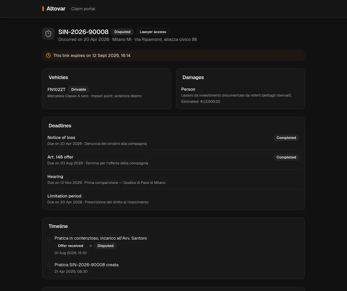 THE SIGNED-LINK PORTAL AS THE LAWYER SEES IT