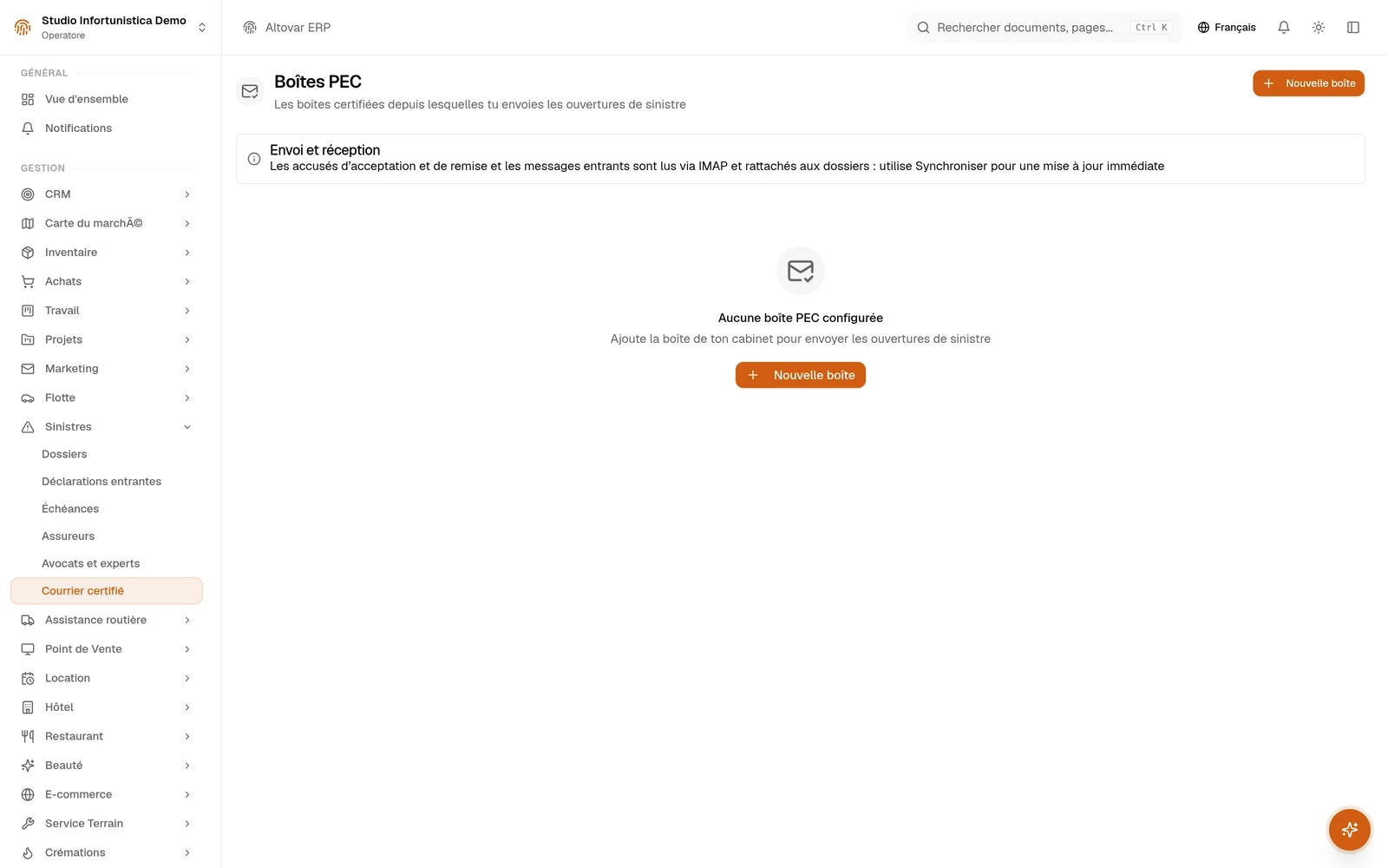 BOÎTES CERTIFIÉES